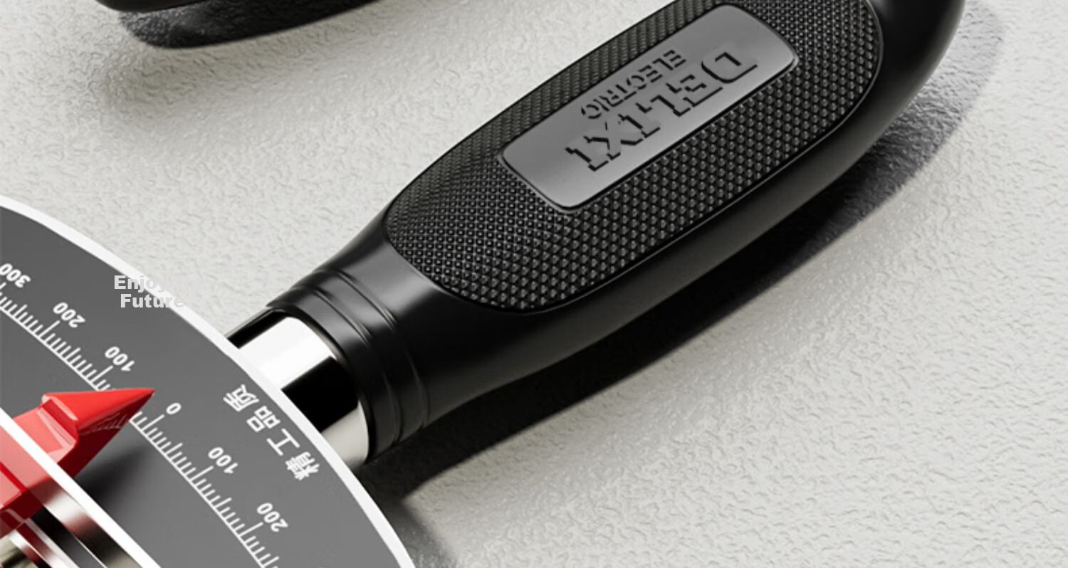 DELIXI Torque Wrench, Pointer-Type Kilogram Torque Wrench, Professional Auto Repair High-Precision Torque Socket Wrench 9