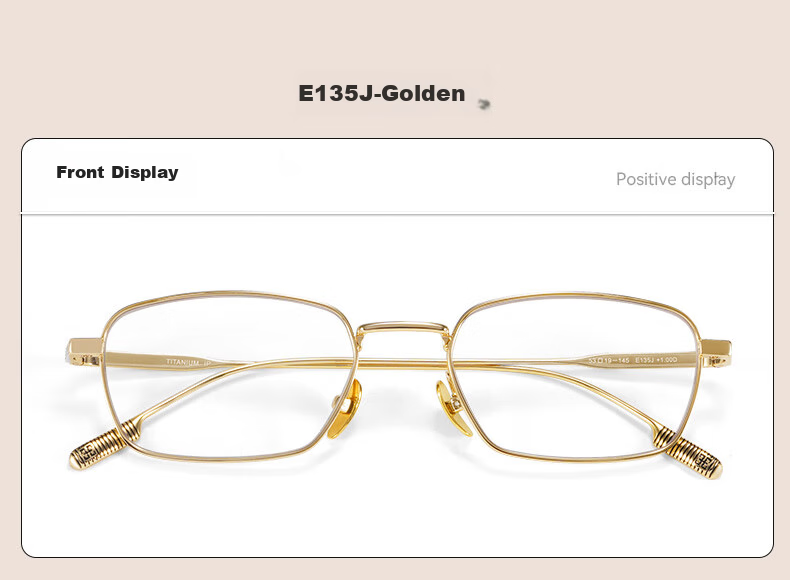 ARNO FOCUS ON YOUR EYES German Imported Reading Glasses for Men And Women, High-Definition Anti-Blue Light Pure Titanium Fashionable Youthful Eyewear New Model E135J 3
