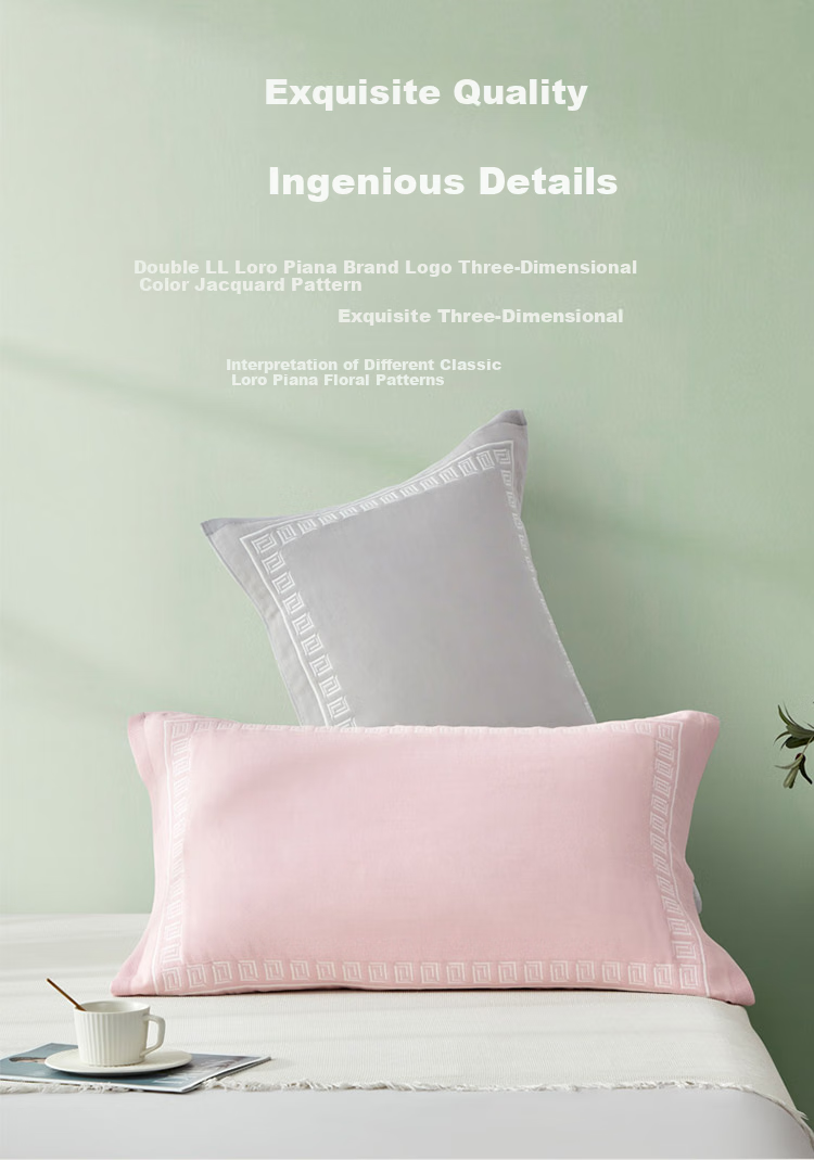 LUOLAI Home Textiles, Pure Cotton Antibacterial Anti-Mite Non-Slip Gauze Single Pillowcase, Gray, 50*80cm 6