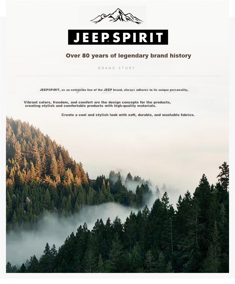 JEEP SPIRIT Men's Jacket, Autumn And Winter Korean Style Coat, Men's Three-In Detachable Outerwear, Khaki, 3XL 14