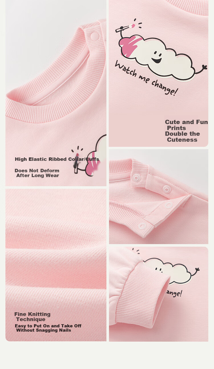 BALABALA balaOne Children's Clothing Kids' Sweatshirt Baby Boys Girls 2025 Autumn Wear Infant Top 208325121201 6