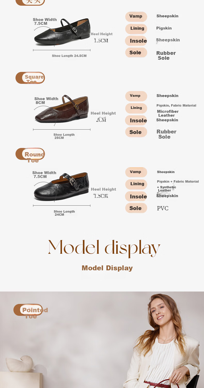 Bata Mary Jane Women's Shoes, Spring And Autumn New Style, Shallow Mouth Retro Elegant Flats 6