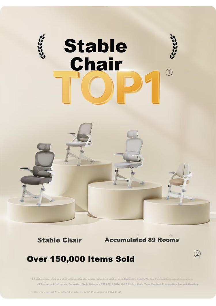 Bajiujian Y5F Study Chair for Teenagers, Middle And High School Students Aged 12-18, Writing Chair, Ergonomic Chair for Home Use 550F 3
