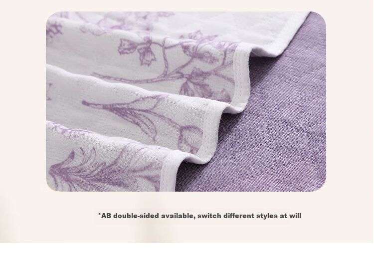 KING SHORE All-Cotton Antibacterial Towel Blanket, Six-Layer Gauze Quilt, Summer Air Conditioning Cover Blanket, Nap Blanket, Ruxiao, 200*240cm 12