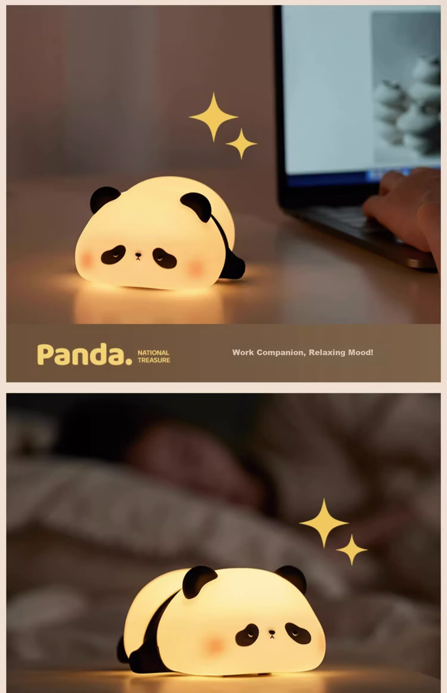 Kufire Night Light, Bedroom Sleep Lamp, Bedside Lamp, Children's Eye Protection, Baby Feeding Light, Tap Light, Practical And Stylish, Gift for Girls 21