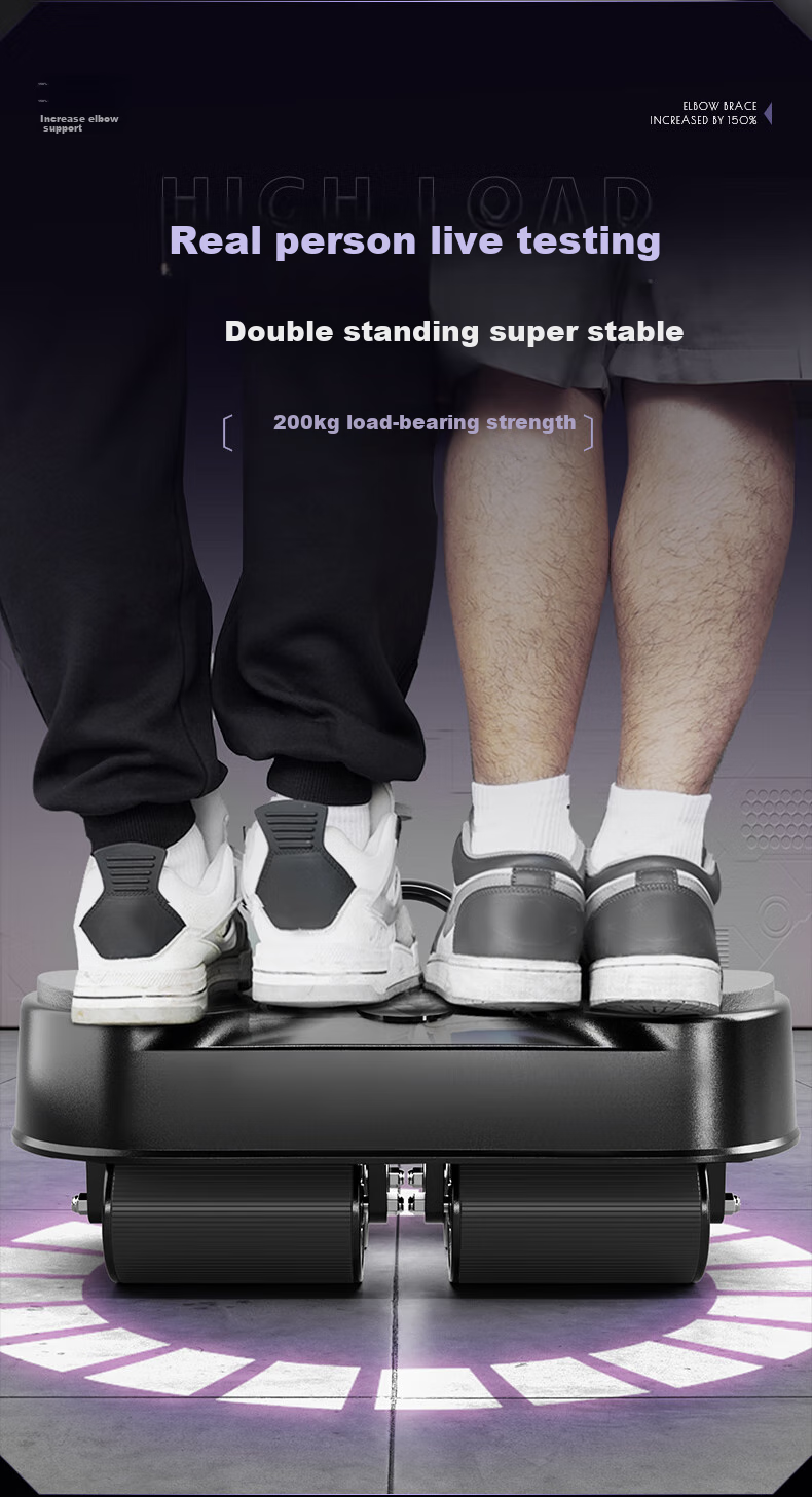 Li-Ning Four-Wheel Smart Ab Wheel with Counter, Automatic Rebound, Professional Abdominal Trainer, Abdominal Reduction Fitness Equipment for Home Use 10