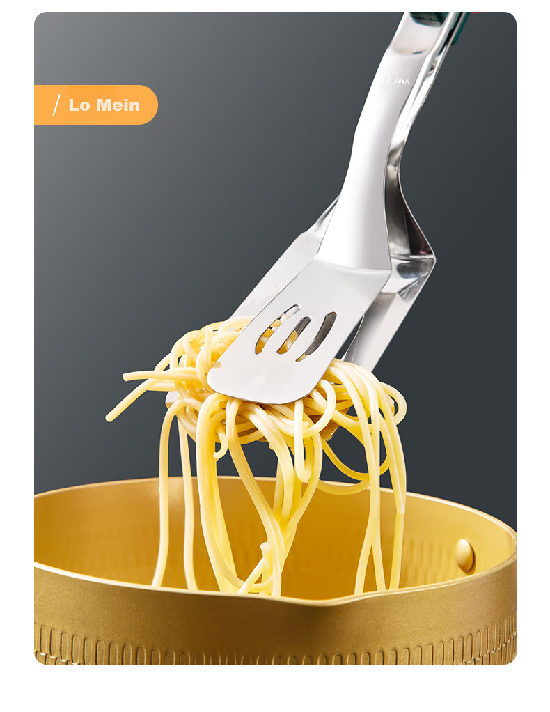 Newair 304 Stainless Steel Tongs, Food Clamps for Steak, Fish Spatula, Meat Tongs for Barbecue, Kitchen Heat-Resistant Food Clamps 9
