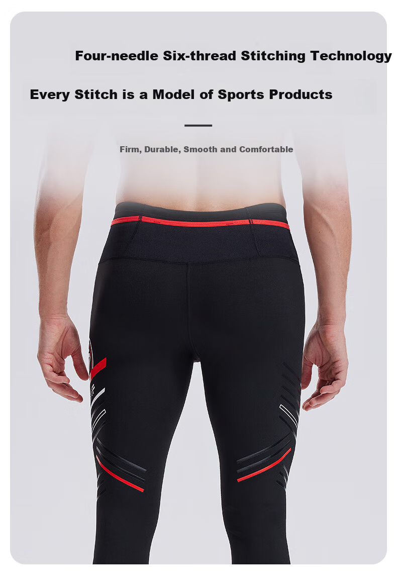 Cosleaf High-Elasticity Compression Pants for Men, Basketball Training Fitness Tights, Marathon Running Soccer Sports Compression Trousers with Waist And Pocket Pockets 10