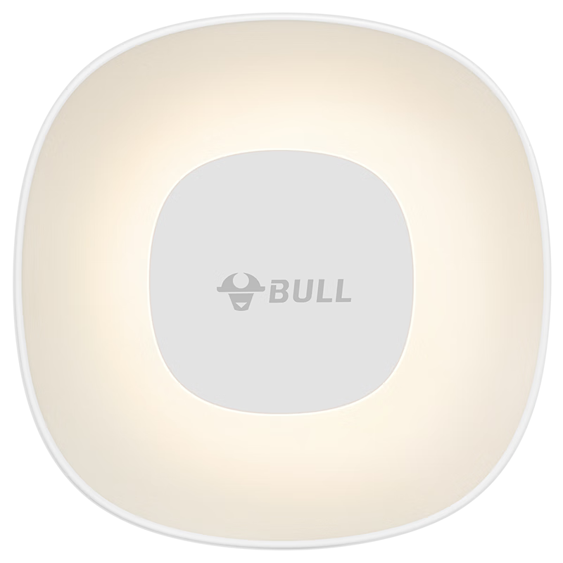BULL Plug-in Night Light for Kids Bedroom MC-D001A-AD Two-Pin Plug Touch Switch 2-Level Dimming