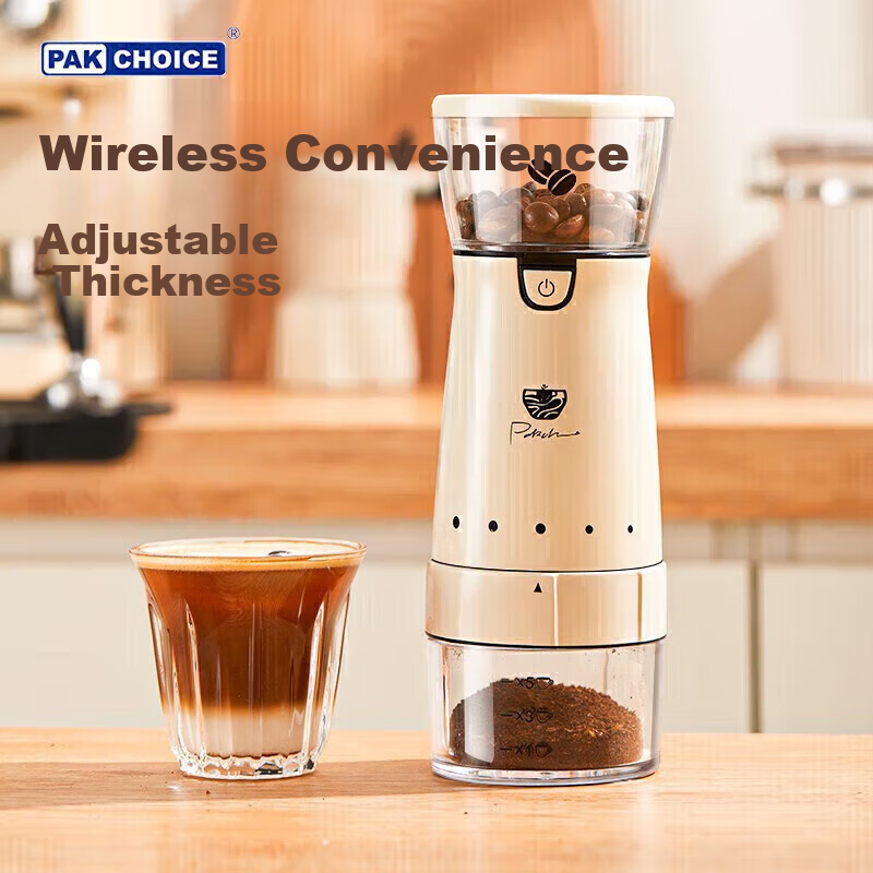 TEOTM Coffee Grinder, Portable Small Home Use Manual Grinder, Automatic Coffee Machine, Electric Bean Grinder