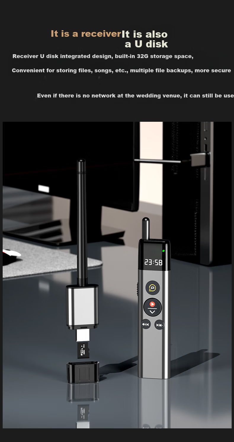 Whist 199 Red Light 32GB USB Flash Drive PPT Page-Turning Pen Laser Pointer Retractable Teaching Pointer Writing Pen Compatible with Seewo/Honghe Whiteboard All-In Touch Multimedia Presenter 10