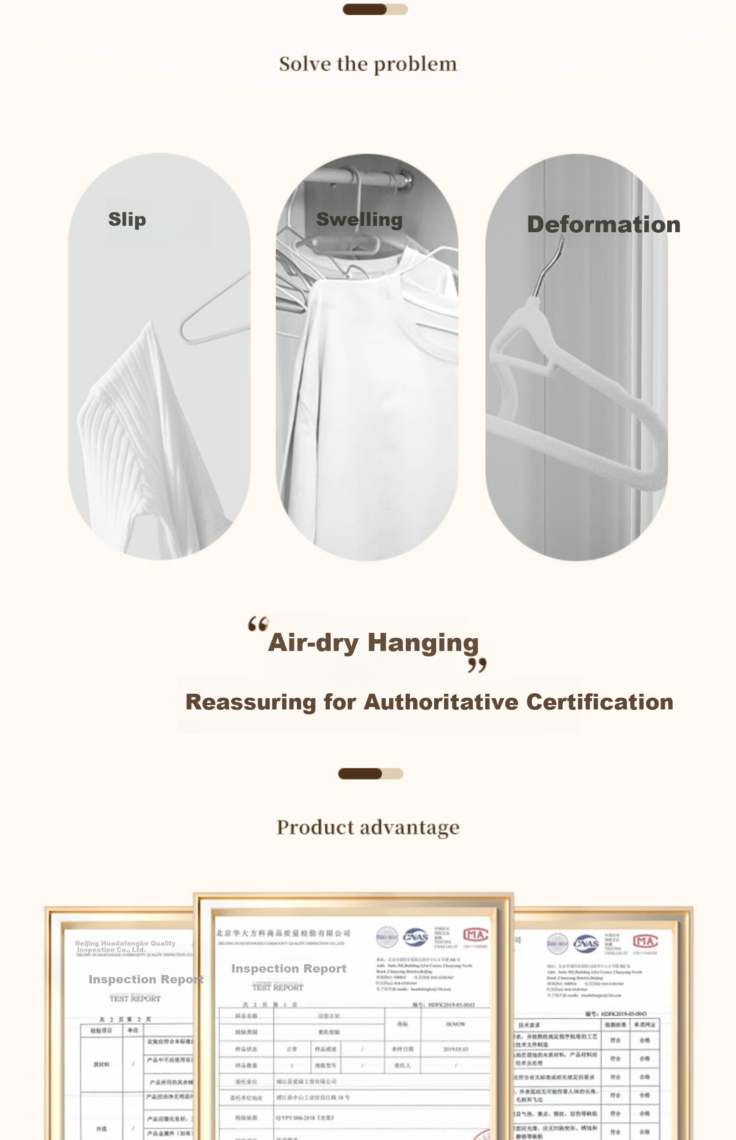 Meebordi Clothes Hangers, Non-Slip And Traceless, Thickened And Widened Large Size Hangers for Adults, Home Use, 20 Pieces, White with Hooks 4