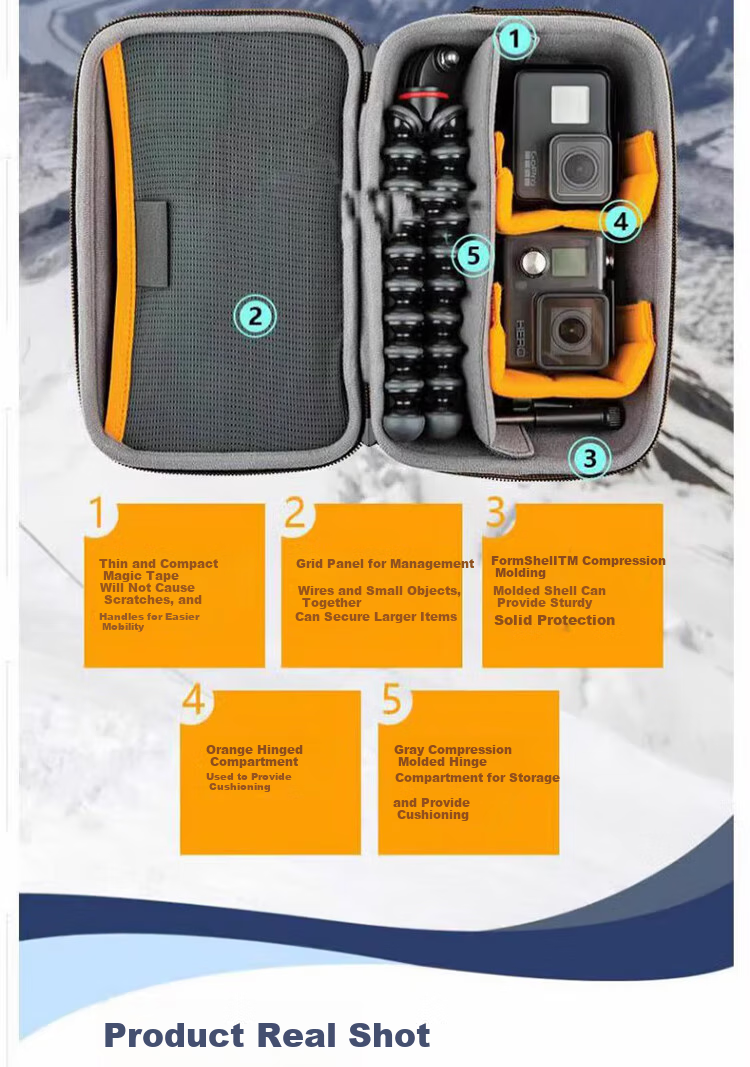 LOWEPRO Leshebao LP37164-PWW Hardside CS Hard Shell Portable Bag, Suitable for Mirrorless And DSLR Digital Cameras, Outdoor Backpack Photography Bag 3