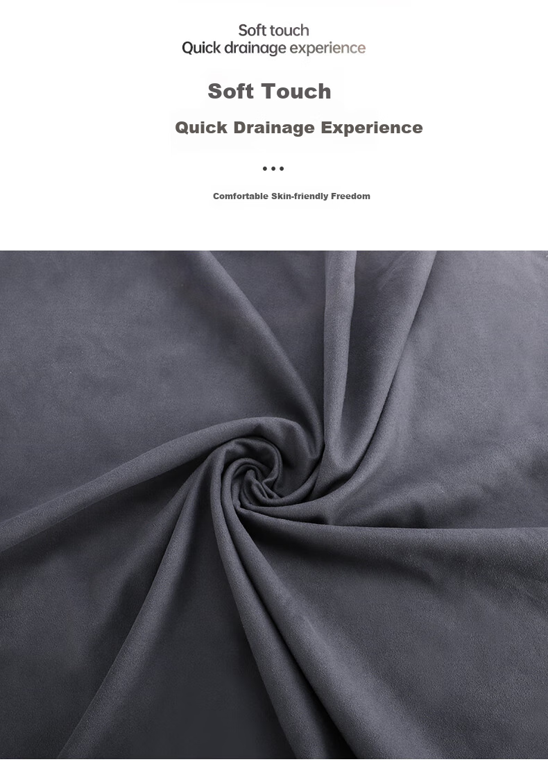 WATERTIME / Shuichuan Quick-Drying Swimming Towel Cape with Hood, Fast-Drying Portable Bathrobe for Women And Men, Absorbent Sports Beach Towel 6