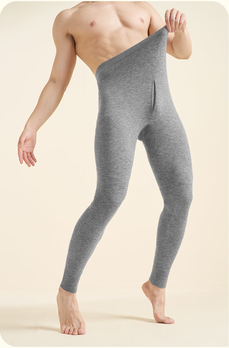 Mengyangwang Women's Thin Wool Pants Slim Fit Warm Leggings High Waist Outerwear Suitable Autumn Winter Thermal Underwear 21