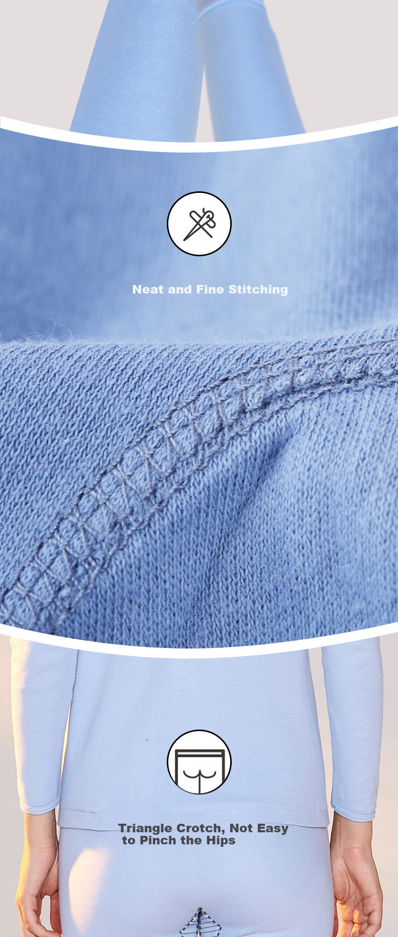 Yiershuang [First-Class 100% Pure Cotton] Women's Autumn Long Johns, All-Cotton Thermal Underwear, Plus Size Base Layer, Autumn And Winter Cotton Pants for Wome 9