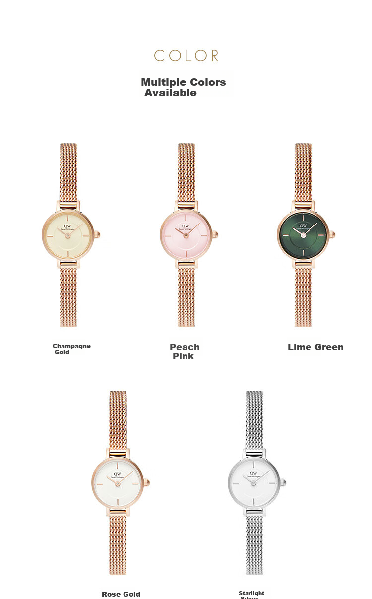DanielWellington DW Ladies' Watch, Mini Round Sugar, Delicate Fashion European And American Wristwatch, Birthday Gift for Girlfriend, DW741 9