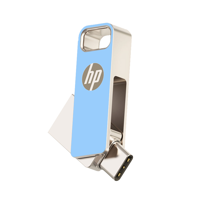 HP 32GB Type-C USB 3.2 Dual Interface USB Flash Drive for Phone and Computer, Up to 200MB/s, High-Speed USB Drive for Students, Couples, Office, and Business