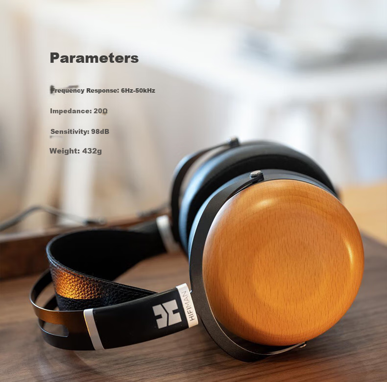 HIFIMAN SUNDARA-C Invisible Magnetic Closed Planar Diaphragm HIFI Headphones for Computer Music And Gaming 4