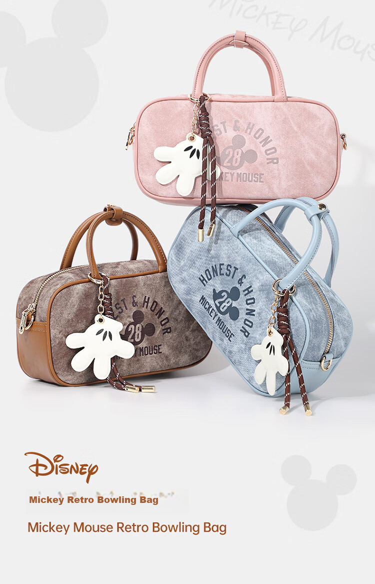 Disney Handbag, Women's Shoulder Crossbody Bag, Mickey Mouse Bag, Pillow Bag, Gift Box Set, Birthday Present for Wome 34