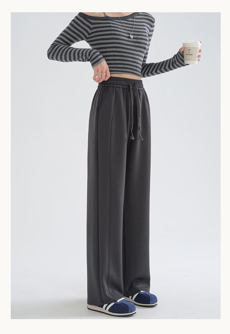 Borui Women's Casual Pants 50% Off 2026 New Spring Autumn Straight Loose Sports Sweatpants 21