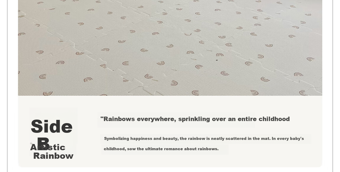 BEIESTATE Infant Crawling Mat, Spliced Honeycomb Cotton XPE Floor Mat, Thickened Baby Anti-Fall Pad - Morning 6 53