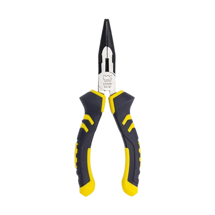 The Great Wall Professional Grade Cr-V European Style Needle Nose Pliers 160mm 6 Inch 212046C