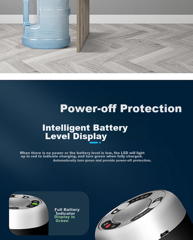 Baijie Electric Water Pump, Bottled Water Dispenser, Automatic Water Suction Device, Water Extractor, Drinking Water Machine, Water Pumping Tool 4