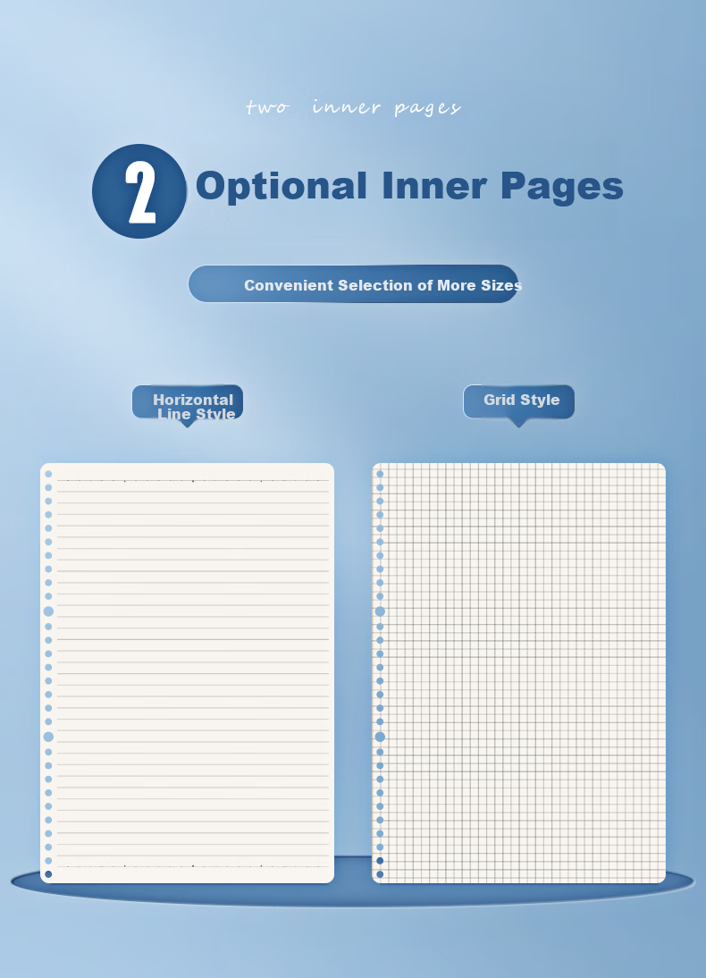 M&G Stationery A5/60 Sheets Loose-Leaf Refill, 20-Hole Detachable Notebook Paper, Homework Book, 80g Lined Inner Pages, Single Refill for Exams, APY9F20PA 4