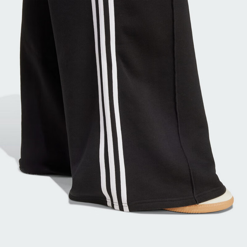 Adidas Trefoil Series, Women's 3S WIDE SWEATPT Knit Pants JV7473, Black, L 5