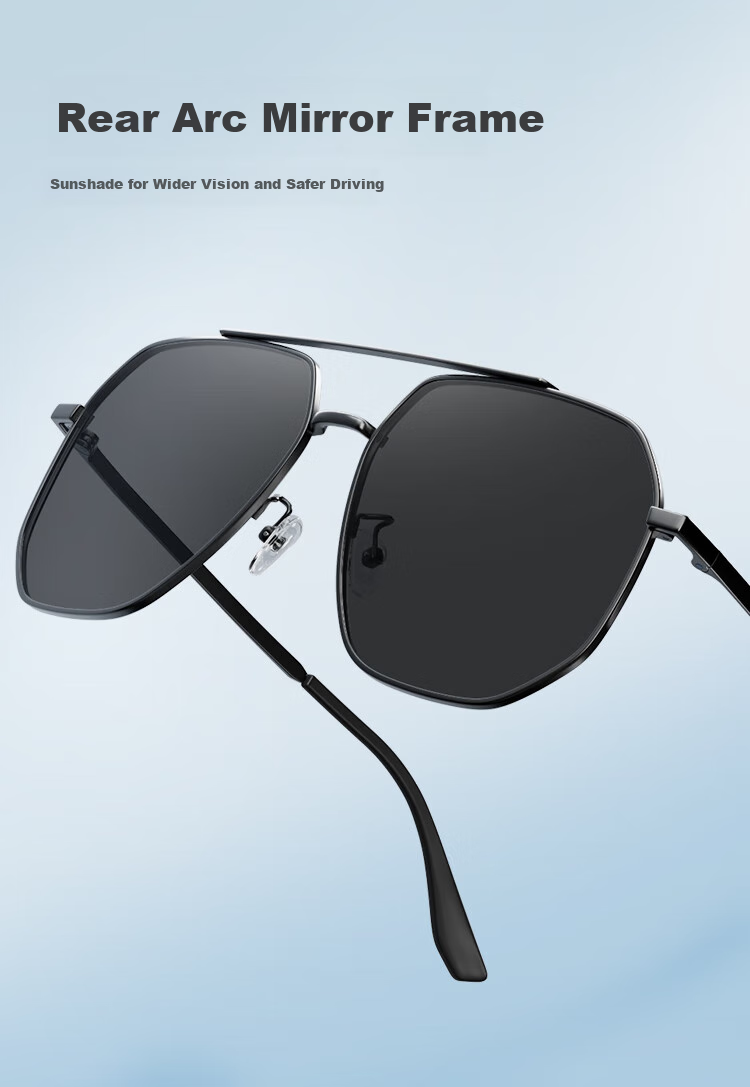 JD Original [Classic Aviator] Lightweight Polarized Frog-Eye Glasses, Driving UV Protection Sunglasses for Men And Women, Multi-Frame 5