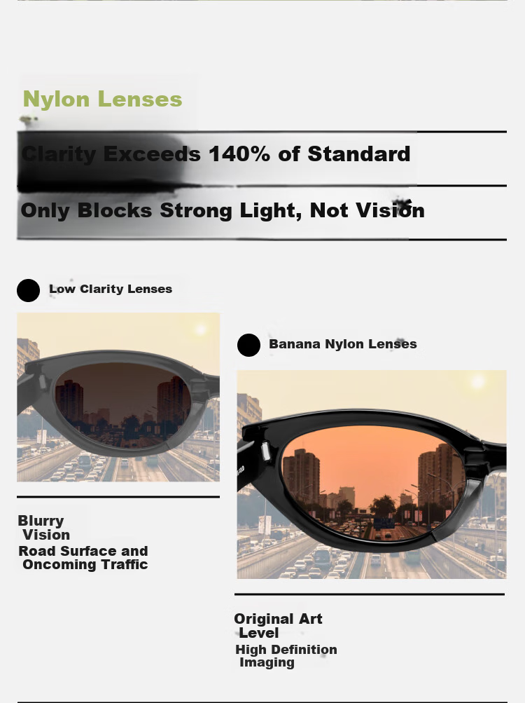 Beneunder Foldable Retro Cat Eye Sunglasses Unisex UV Protection Driving Sun Glasses Fashionable 520 Gift FD024 8