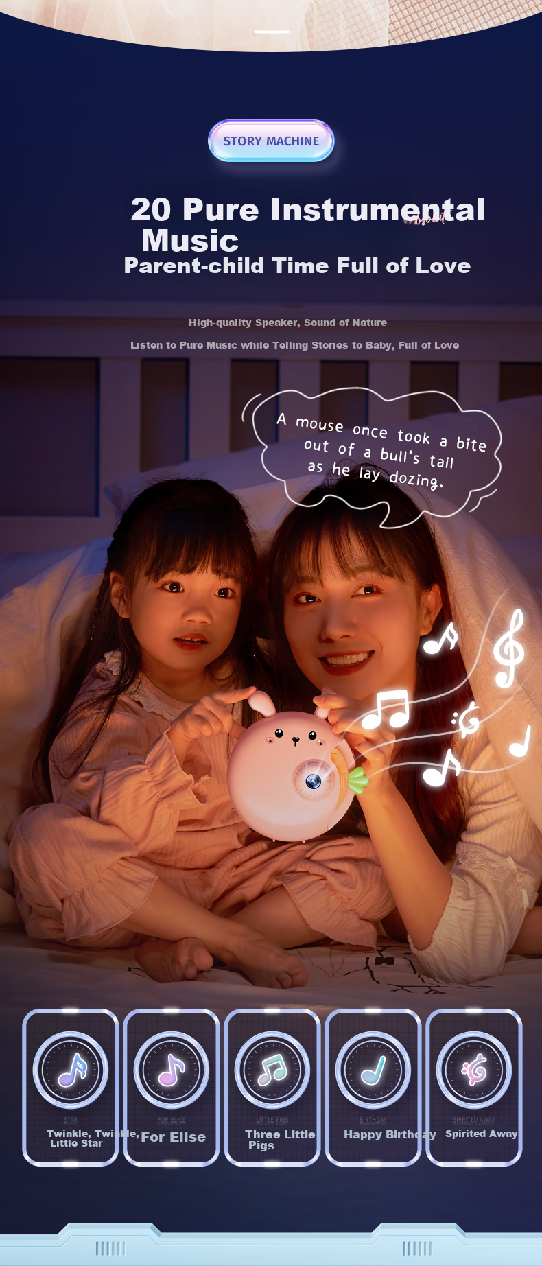 Kufire Children's Projector Story Machine, Birthday Gift for Girls Aged 3-6, Toy for Kids And Teens Aged 6-10, Present for Little Girls And Toddlers 17