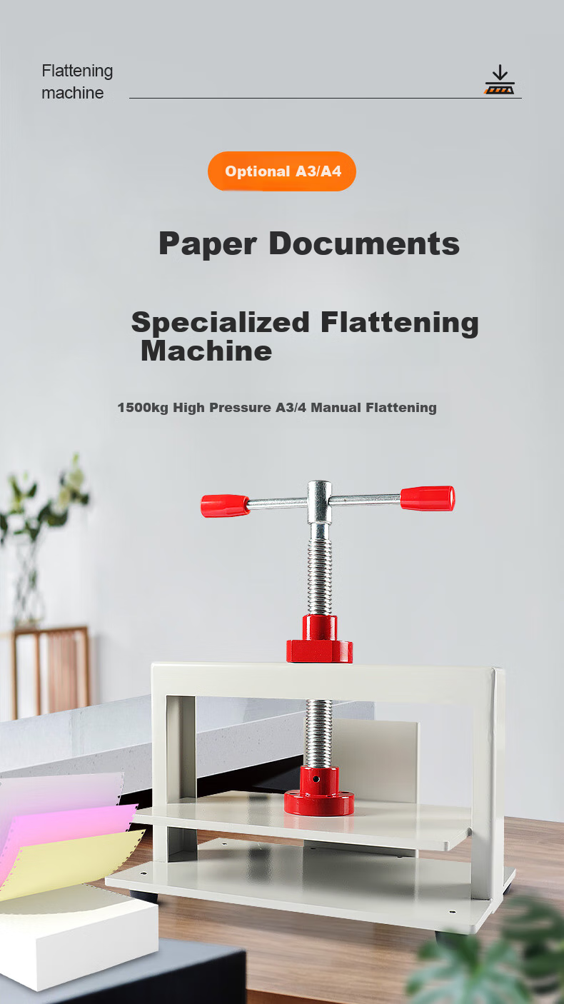 BYON YP-A4P Voucher Bill Flatting Machine, Financial And Personnel File Flatting Machine, Book Flatting Machine, Paper Pressing Machine, Accounting Voucher And Ledger Flatting Machine 1