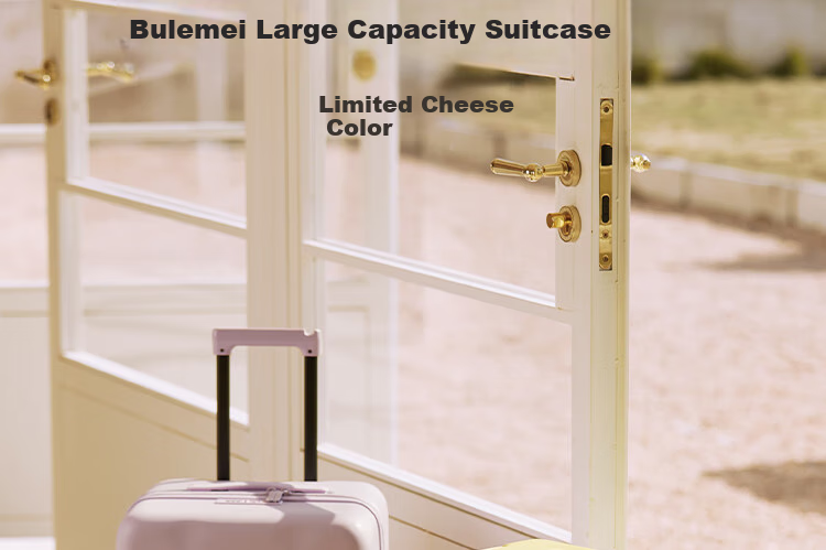 Bromen Bags Large Capacity Suitcase, Trolley Case, Travel Luggage, Password Lock, Check-In Case, 22 Plus, Purple 3