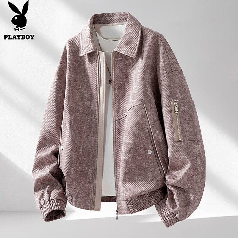 Мужская джинсовая куртка PLAYBOY, осенне-зимняя, повседневная, стильная, высококачественная