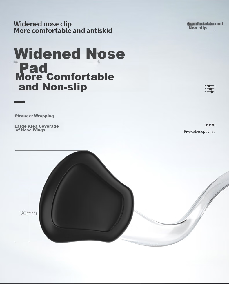 WATERTIME / Shuichuan Swimming Nose Clip, Waterproof Professional Adult And Children's Comfortable Non-Slip Anti-Choking Swimming Gear 3