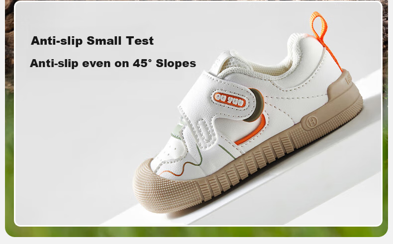 OUYUN Baby Walking Shoes, Toddler Non-Slip Functional Shoes for Boys And Girls, Spring And Autumn Children's Footwear, Gray, Size 18 10