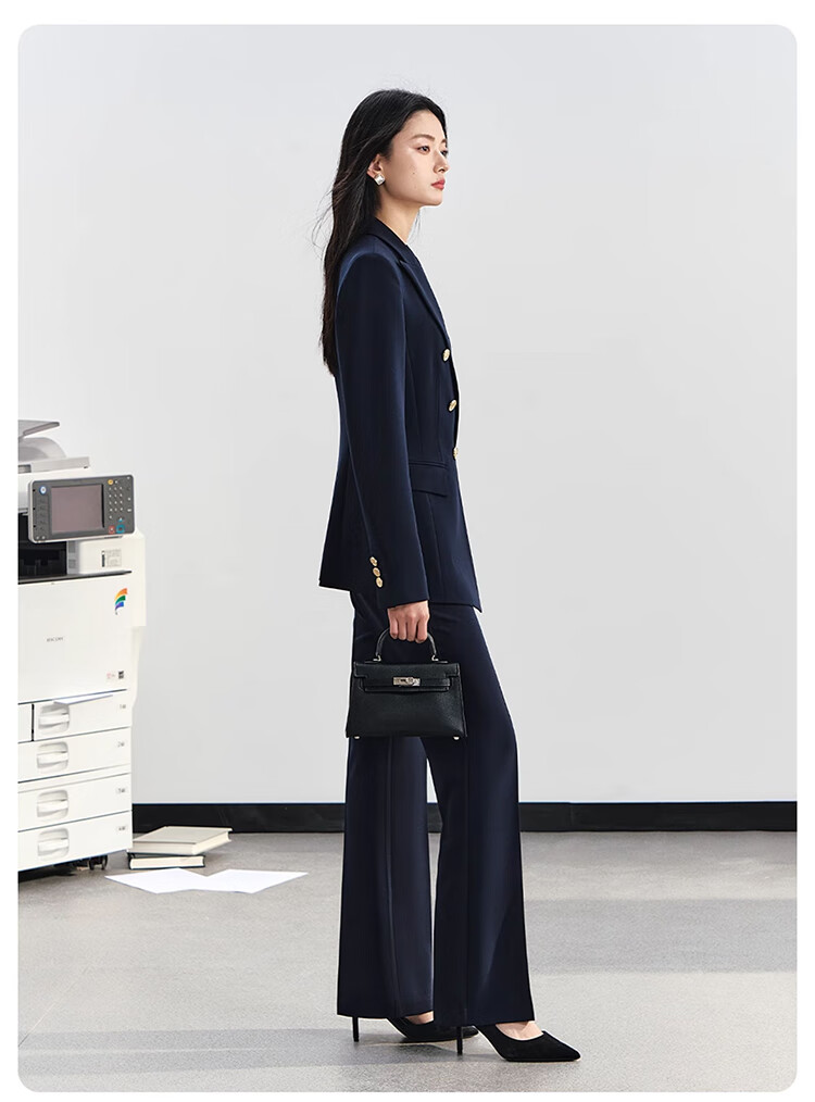 Miss Bird Premium Commuter Suit Set Women's Professional Formal Small Size Workplace Interview Elegant Blazer 12