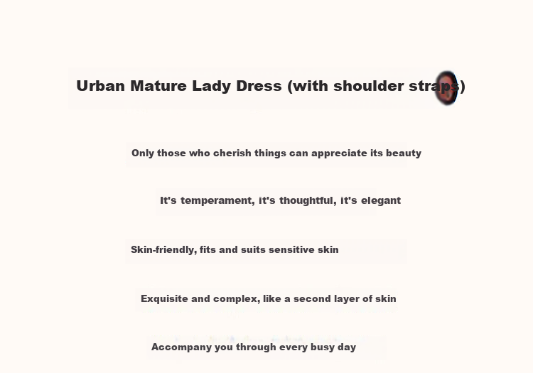 Dme [Urban Lady] Autumn Elegant Style Round Neck Printed Flared Sleeve Waist-Cinching Lined Women's Dress 1