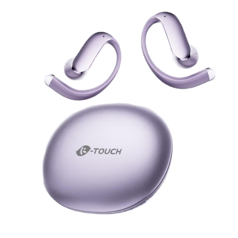 K-Touch Bluetooth Bone Conduction Open-Ear Wireless Earhook Headphones for Running Cycling Gaming Long Battery Life Compatible with Apple Huawei Xiaomi