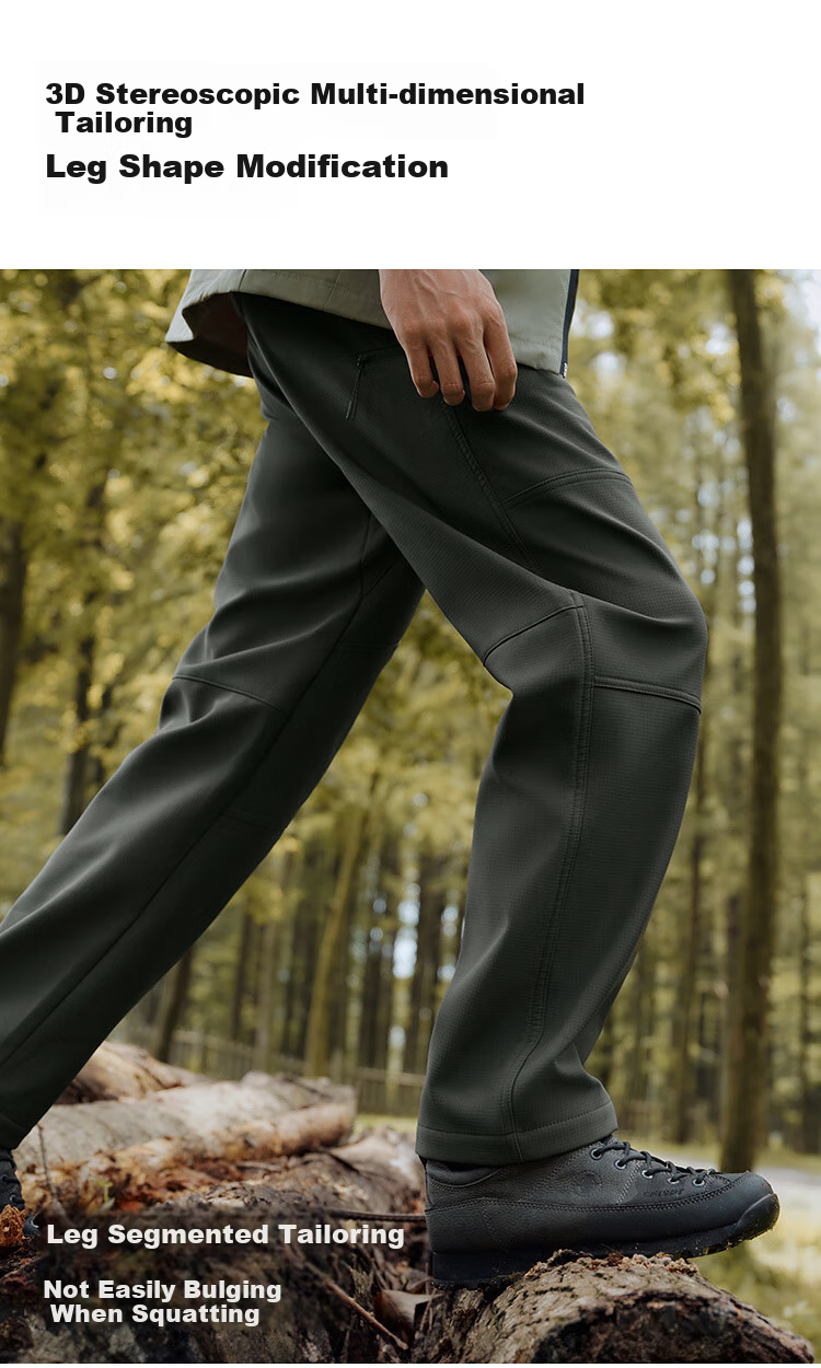 Semir Casual Pants for Men, Fleece-Lined Triple-Protection Outdoor Trousers, Winter Straight-Leg Pants with Elastic Waist, Versatile Style 109725127102 7
