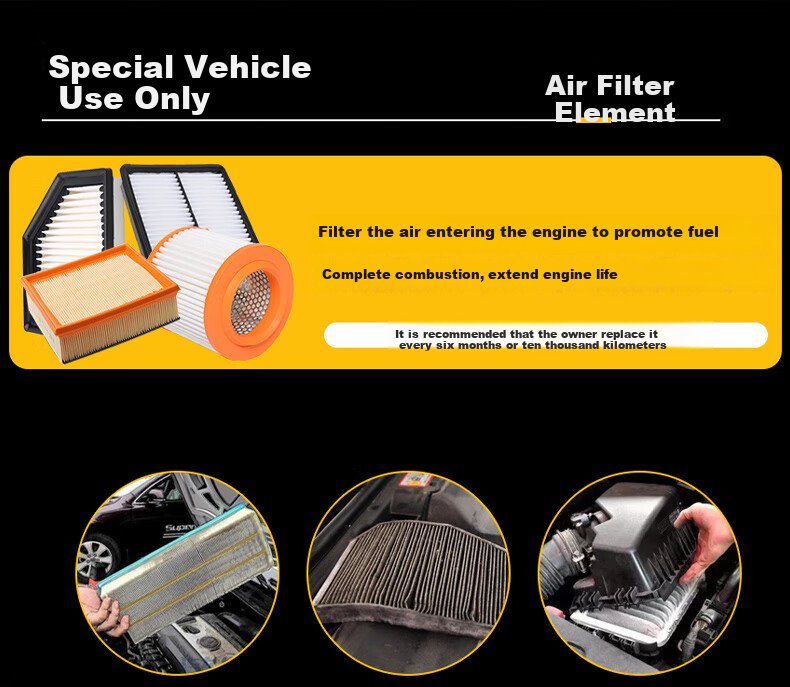 Ouji Car Air Conditioning Filter + Air Filter Cleaner for 2013-2017 Kia K3/K3S (1.4T/1.6L/1.8L) 10