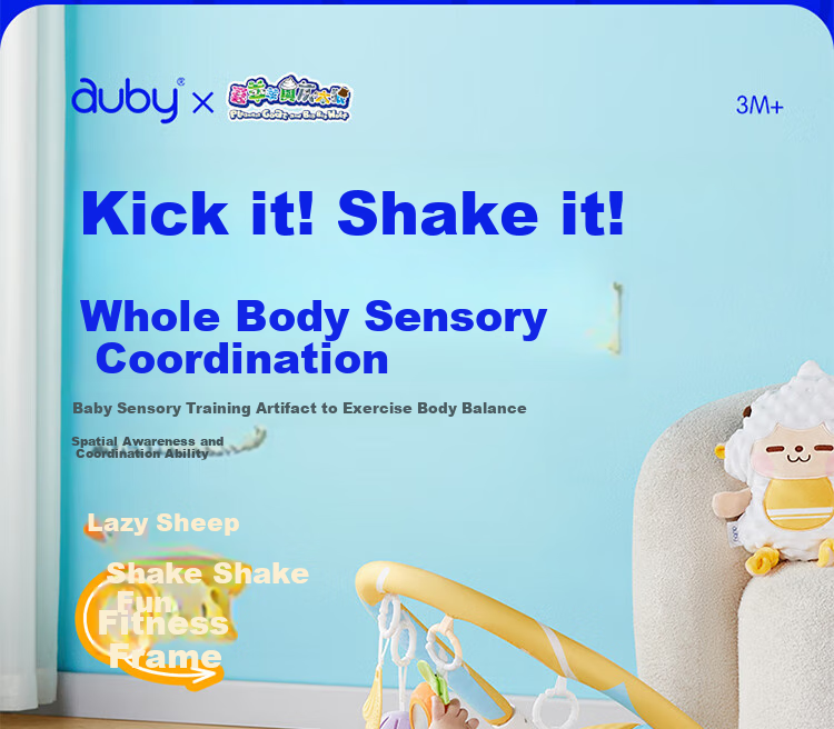 Auby Newborn Welcome Gift Box, Baby Toys, Rocking Cradle, Fitness Frame, Soothing Rocking Chair, Foot Piano, Full Moon Gift 2
