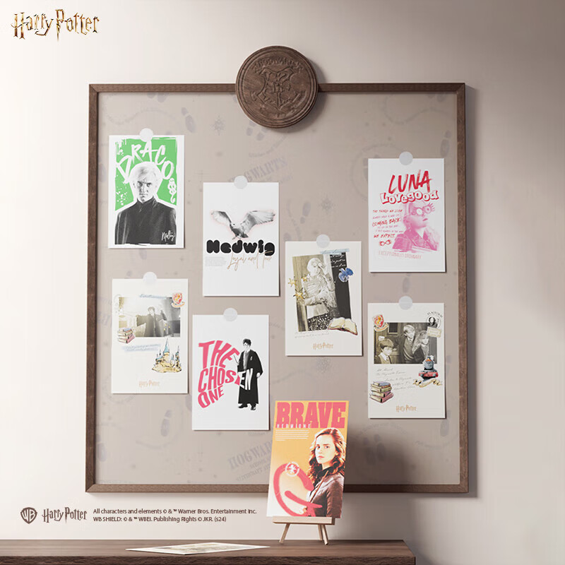 Harry Potter Classic Painted Character Movie Postcards Doodle Style Warner Official Merchandise Collectible Commemorative Cards Christmas Gift