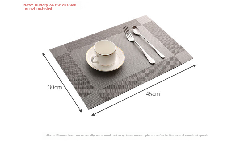Siwangongli Heat-Resistant Coasters, Waterproof PVC Placemats for Home Use, Suitable for Pots, Plates, Bowls, And Cups, Set of 4 4