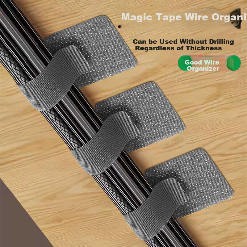 Dengbi Cable Management Magic Tape Cable Organizer for Desktop Computer Data Cables, Wire Bundling, Network Cables, And Electrical Cables