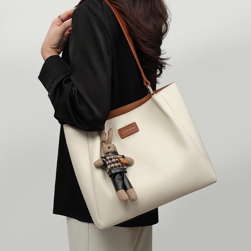 Aiqinghai Women's Handbag, Cowhide Leather Large Capacity Underarm Tote Bag, Luxury Brand Birthday Mother's Day Gift, Practical Present for Mom