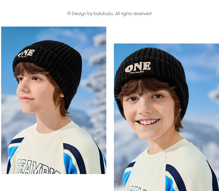BALABALA balaOne Kids Beanie Hat Unisex Comfortable Warm 2025 Fashion Simple 208425160201 11