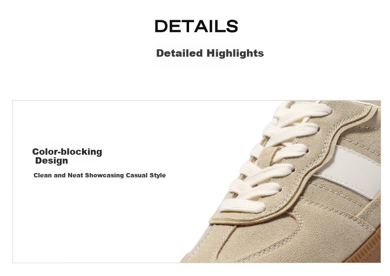 Belle Women's Shoes, Retro Forrest Gump Shoes, Training Shoes, Spring Simple Comfortable Versatile Casual Sneakers, B2685CM5, Apricot Color, Size 38 17